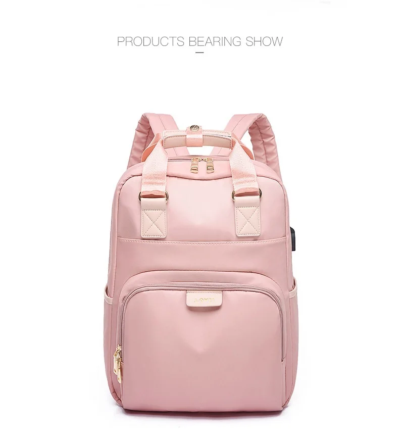 Pui мужской tiua водонепроницаемый рюкзак для ноутбука женский модный рюкзак для девочек 13-15,6 дюймов рюкзак для женщин и мужчин Ткань Оксфорд черный розовый