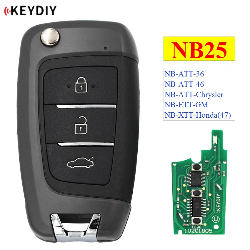 KEYDIY 3 кнопочный многофункциональный пульт дистанционного управления серии NB25 NB