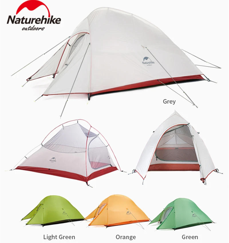 Naturehike Upgrade CloudUp 2 Tent 20D Silicone Double Layer 2 Man