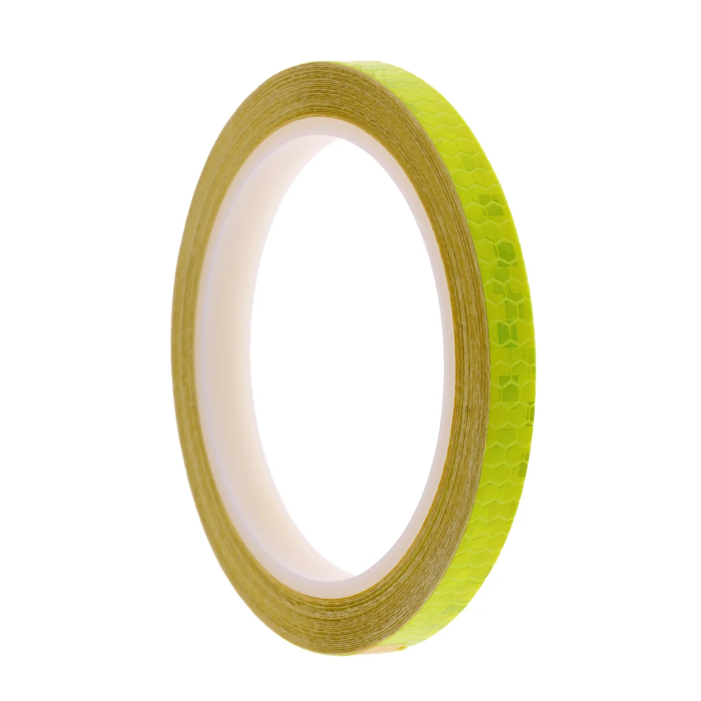 8m Reflective Bike Wheel Rim Stickers Bicycle Cycling MTB Motorcycle Reflector Tape DIY Decals Cycle Bike Bicycle Accessories