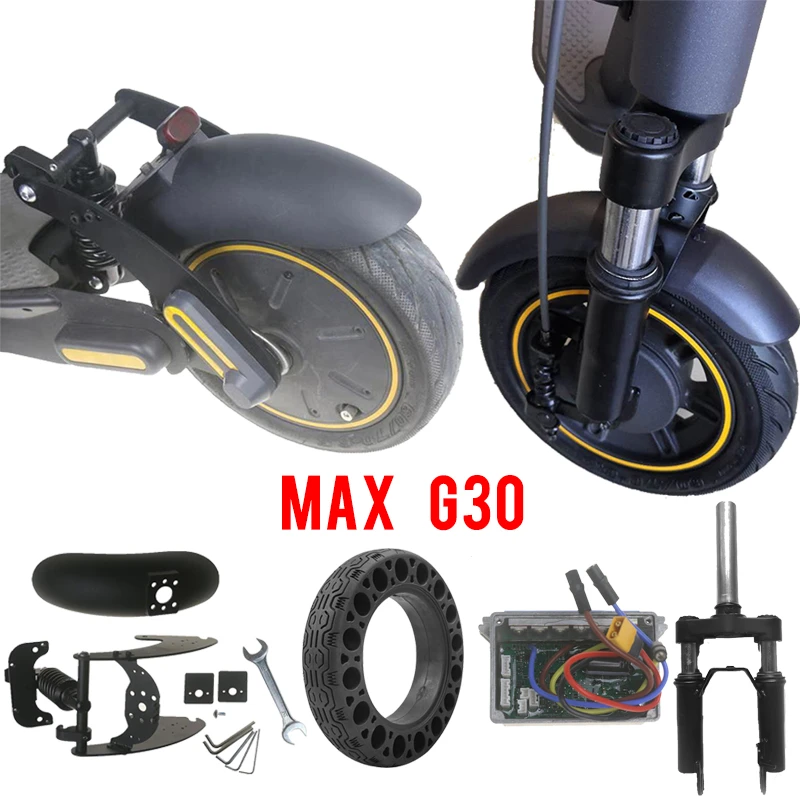 For Ninebot Max G30 Electric Scooter Fork Rear Suspension Kit Shock  Absorber Control Board Solid Tire Scooters Accessories - Scooter Parts \u0026  Accessories - AliExpress