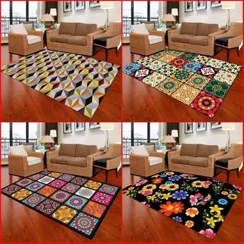 

Living room doormat pattern bedroom cloakroom carpet coffee table bedside carpet washable custom pattern