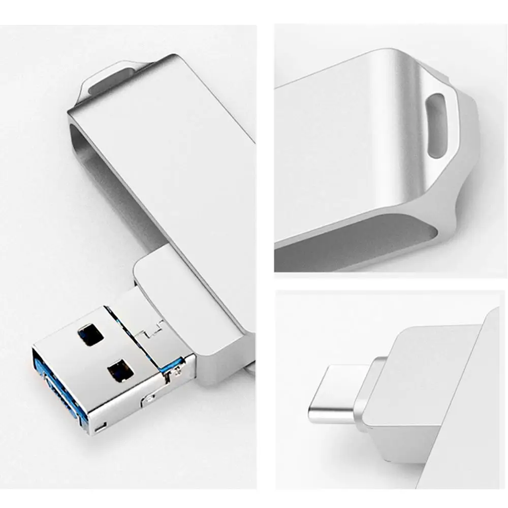 BRU 3 в 1 Otg Usb флешка 3,0 для Android type-c высокоскоростной флеш-накопитель Usb type C Флешка 16 ГБ 32 ГБ 64 ГБ 128 ГБ 256 ГБ флешки