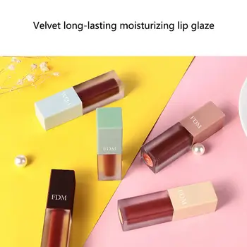 

5pcs Lip Glaze Set Moisturizing Smudge-proof Waterproof Non-stick Cup Lip Gloss Set