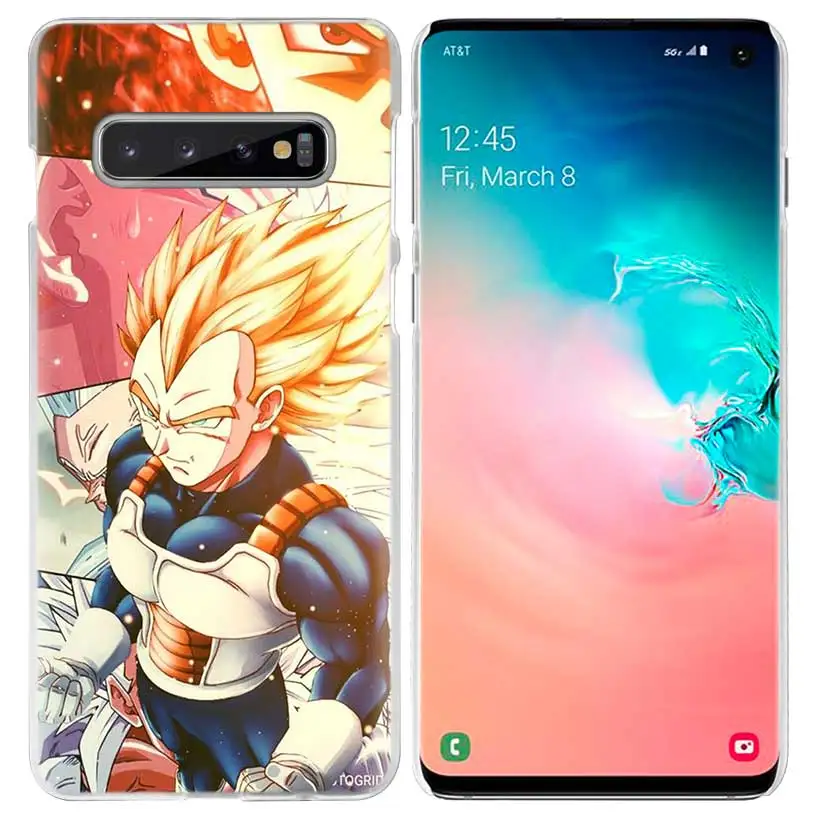 Goku Dragon Ball Z чехол для samsung Galaxy S10 5G S10e S9 S8 M40 M30 M20 M10 J4 J6 плюс J8 Note 8, 9, 10, аниме чехол для телефона pc