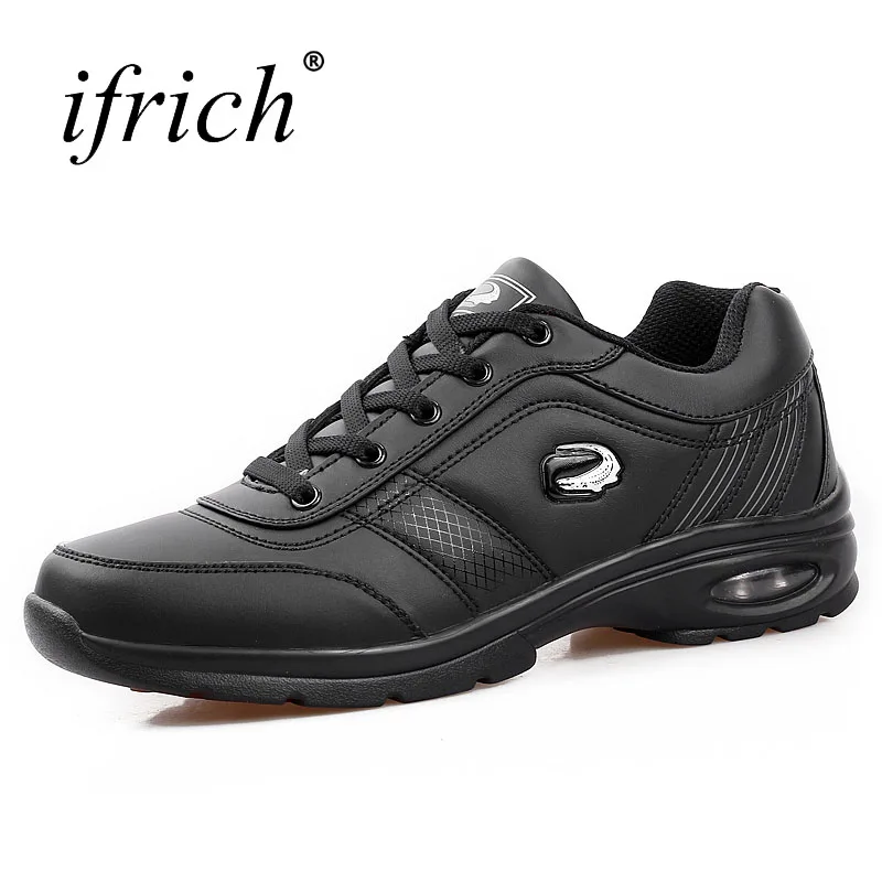 Лидер продаж 2019 мужская спортивная обувь Ifrich беговые кроссовки черные белые
