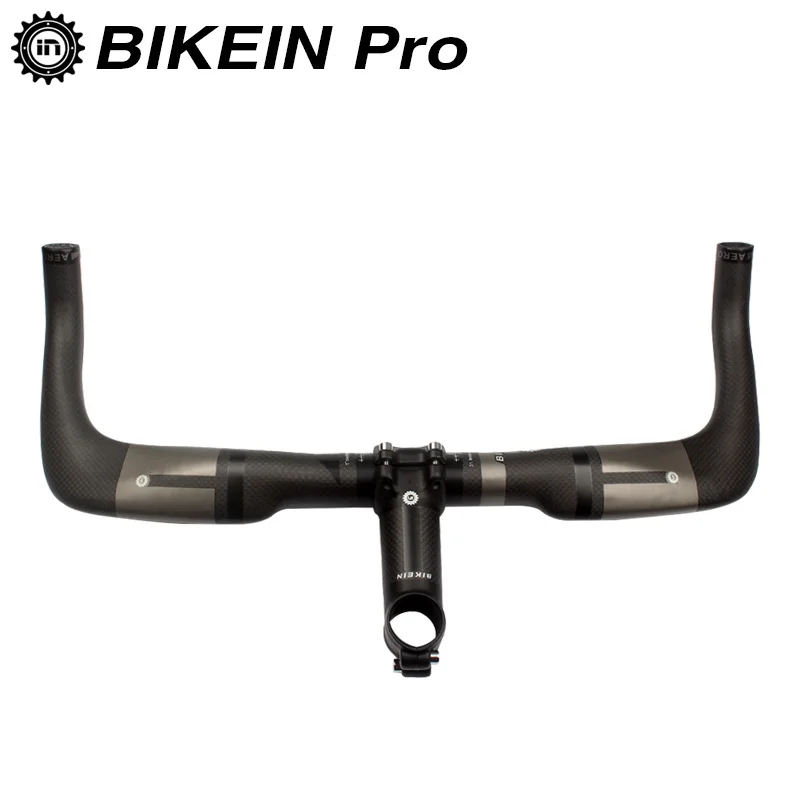 BIKEIN Pro велосипедный полный UD углеродное волокно Руль + стержень шоссейный