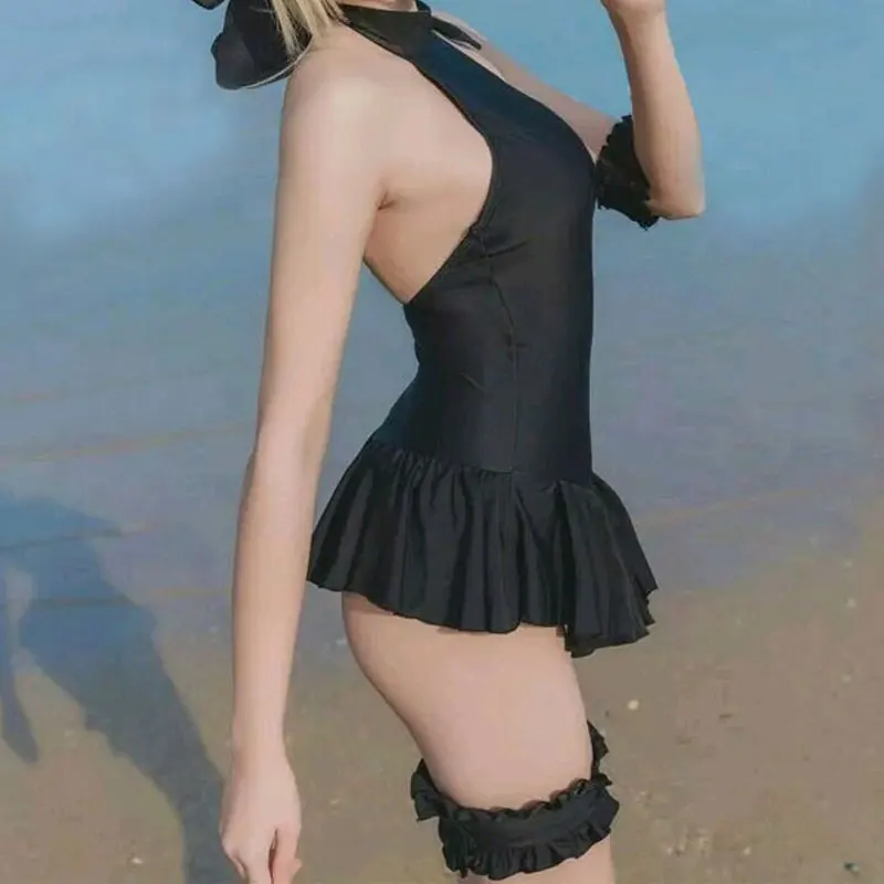 Luogen Coyoung Neck Dress Black Halter With Suit Swimsuit Store Japanese Anime My King Cos Dead Pool Water Baby -Zentai shop online H84a0097ffbad427782641dd3e93bc439m.jpg