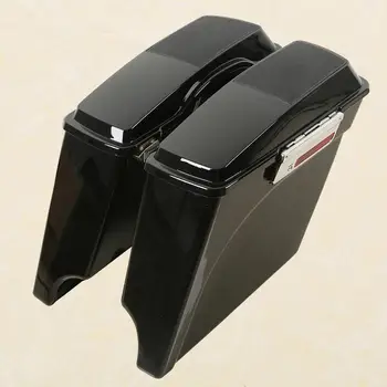 

Motorcycle 5" Stretched Saddlebags 6x9" Speaker Lid For Harley Touring Road King Road Glide Electra Glide 1993-2013