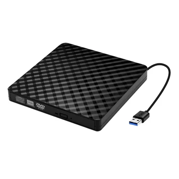 

External DVD CD Drive Portable Ultra-thin USB 3.0 Rewriter Writer Burners High Speed Data Transfer for Laptop PC DU55