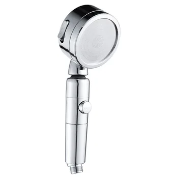 

One button water stop shaking head three-speed pressurized water saving hand shower shower head shower head high pressure shower