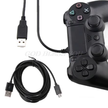 Câble d'alimentation Micro USB Long de 3 mètres pour charger les contrôleurs de PS4, Xbox One, livraison directe