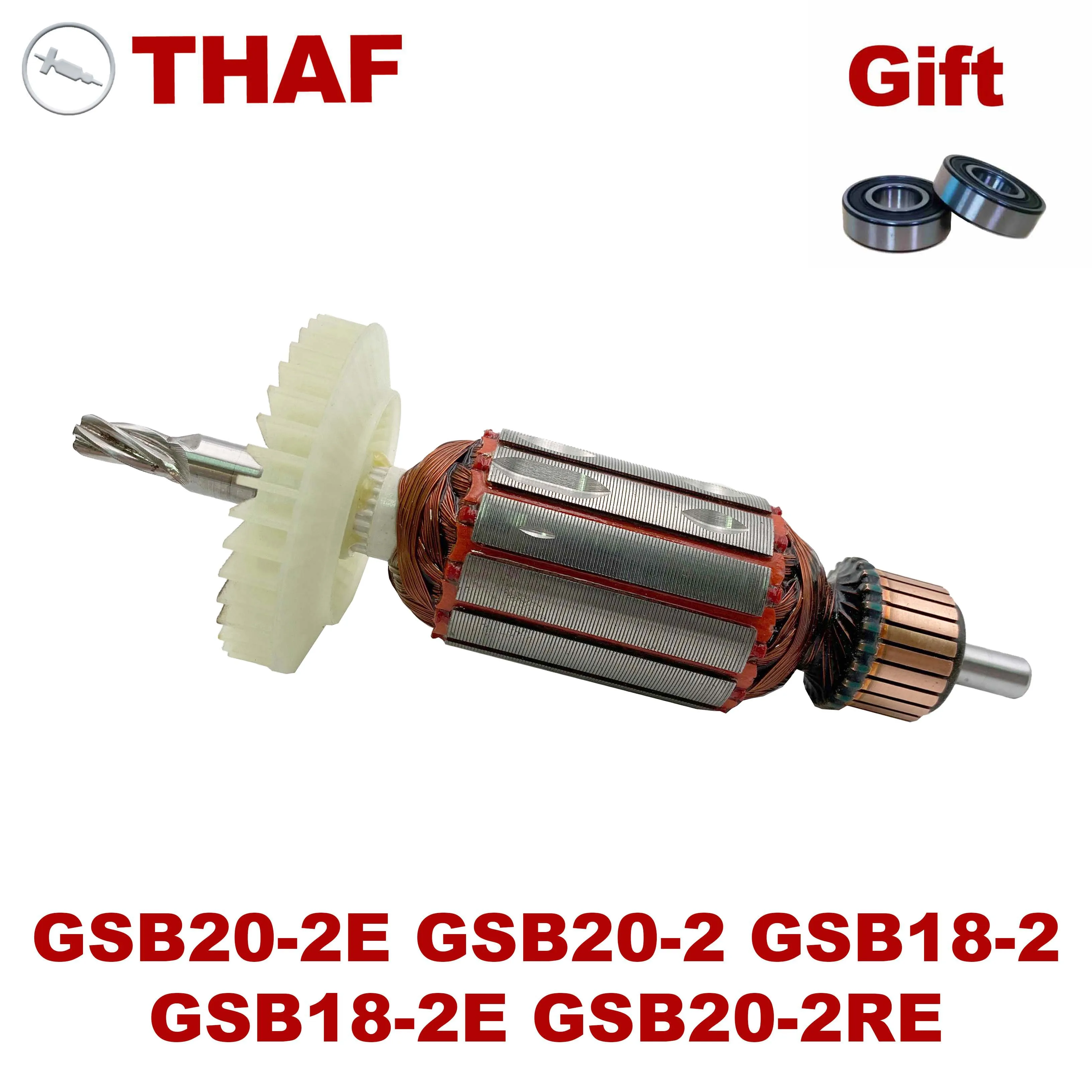 Free Bearing！ac220v240v Armature Rotor Stator Replacement For Bosch