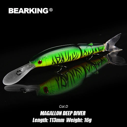 BEARKING 113 мм 16 г, 113 мм 13,7 г, 88 мм 7,2 г новые рыболовные приманки magallon family minnow crank горячая модель приманки - Цвет: Magallon-DEEP-D