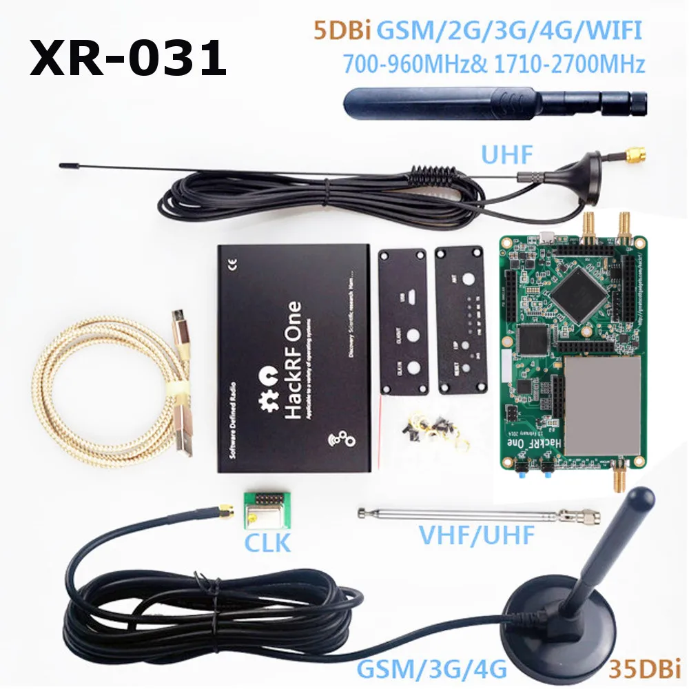 1 шт. HackRF радио платформенная макетная плата с программным обеспечением RTL SDR Demoboard Kit Dongle Receiver Ham One 1 МГц-6 ГГц радио часть