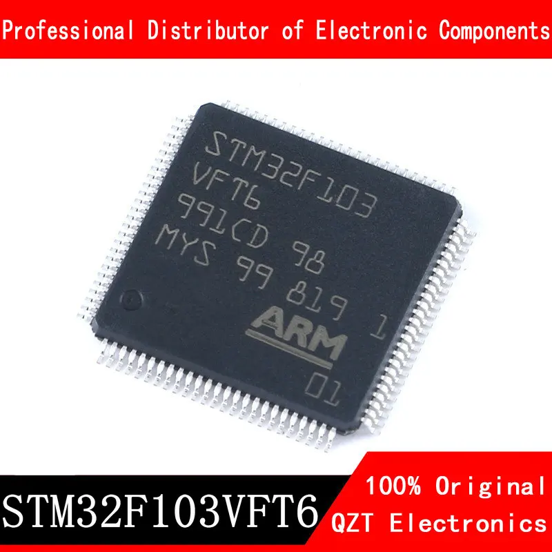 5pcs/lot new original STM32F103VFT6 STM32F103 LQFP100 microcontroller MCU In Stock