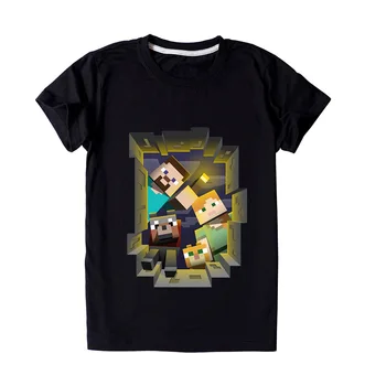 

Prestonplayz Anime Around Clothes Short sleeve Christmas Shirt Creeper Cosplay T shirt kids Boys Girls Casual baby boy O-Neck