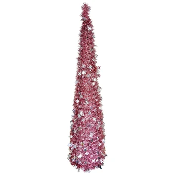 

1.5M DIY Sequin Christmas Tree Popup Collapsible Tinsel Artificial Christmas Tree With Stand Christmas Decorations Trees