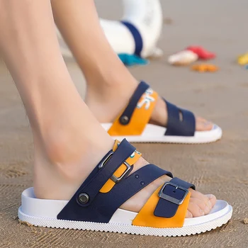 

Men Sandals Summer Soft Light Beach Shoes Cheap Breathable Men Walking Shoe Casual Non-slip Sandals Slippers Dropshipping AODLEE