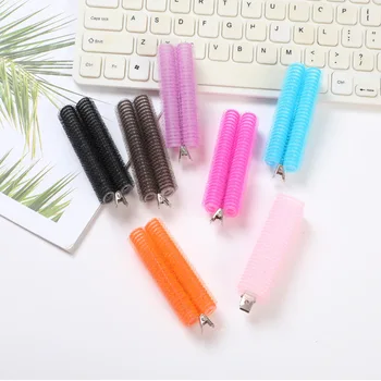 

Soft Rubber Hair Roll Bangs Curling Tube Fluffy Curlers Sleeping No Heat Hair Clip Hair Pins Curlin Magic Hair Care Rollers