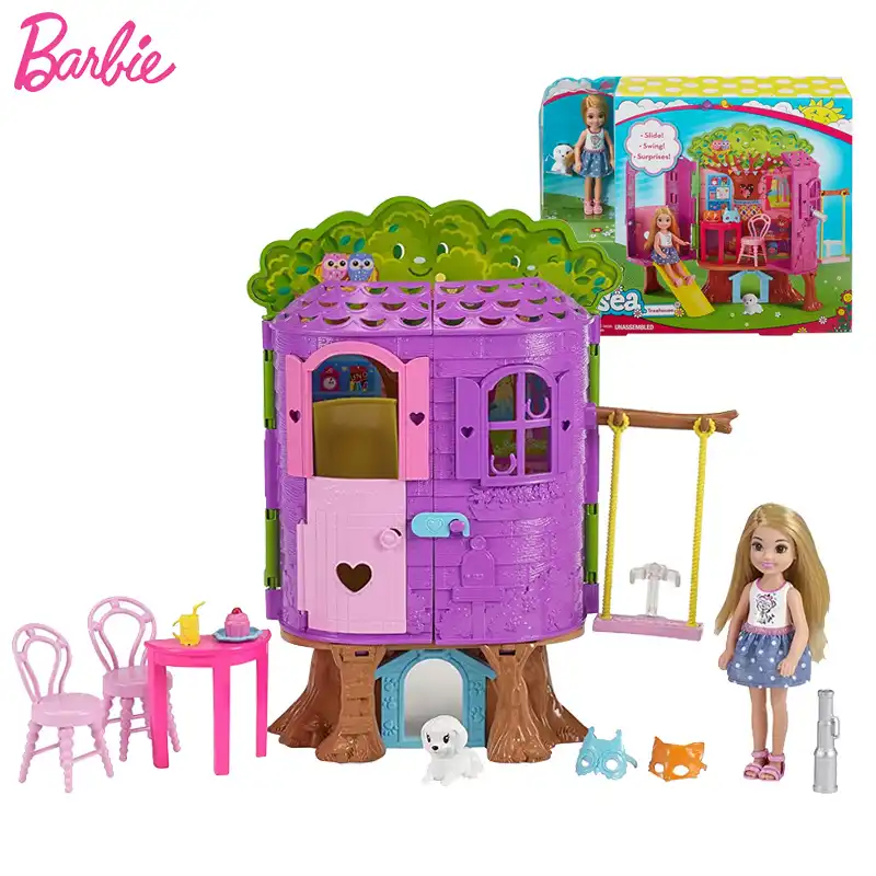 Asli Barbie Boneka Putri Kelly Pohon Mainan Cerita Rumah Gadis Ulang Tahun Untuk Anak Anak Hadiah Fashion Untuk Anak Perempuan Bonecas Boneka Aliexpress