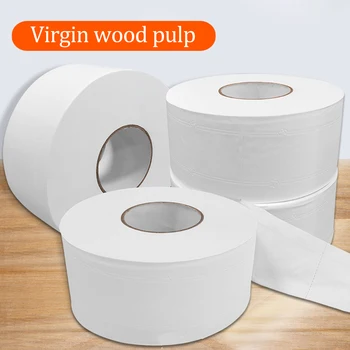 

4-layers Native Wood Pulp Rolling Paper Tissue Napkin Home Roll Paper Towel