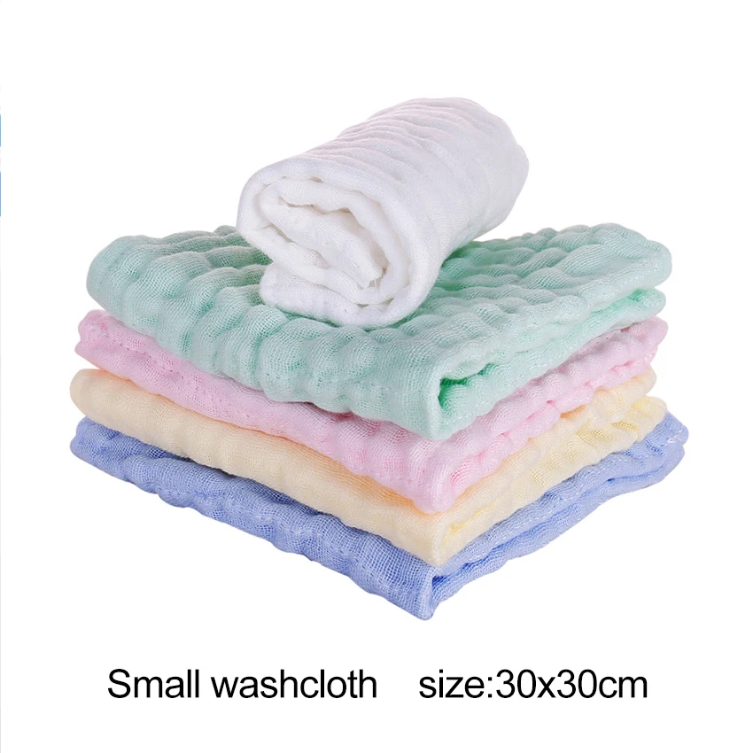 towel 1 pc random Детская ванночка Полотенца Детские Пышное хлопчатобумажное газовое 6-слойное бальное платье из мочалки салфетки для бани халаты детские одеяла для детей Полотенца мягкие и прочные воды Absorption105X105Cm - Цвет: towel 1 pc random