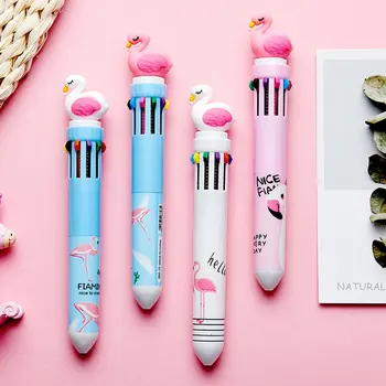 

practical Ballpoint Pen Small Fresh durable Colorful Pen Student Marker Pen Multi-function portable Pen