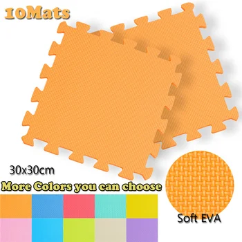 

10PC Connectable Yoga Mats 30x30cm Baby and Child Anti-fall Injury Mat Soft Foam EVA Locking Floor Tiles Play Puzzle Mat 2020