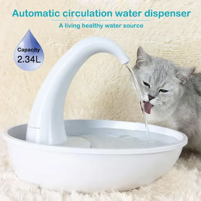 Otomatik Kugu Pet Kedi Su Sebili Besleme Su Akan Cesme Kedi Suluk Elektrikli Su Sebili Kedi Kopek Icin Cat Feeding Watering Supplies Aliexpress