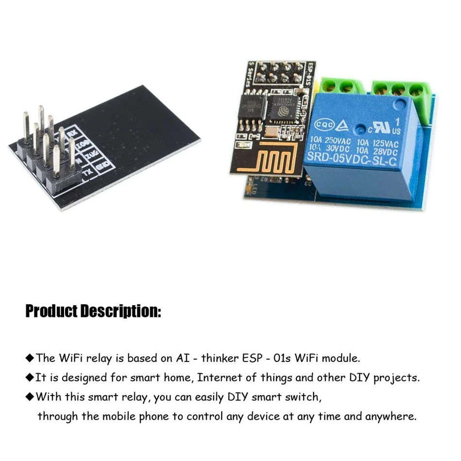 ESP8266 ESP-01S 5 в wifi релейный модуль вещи умный дом пульт дистанционного управления для телефона ПРИЛОЖЕНИЕ ESP01 ESP-01 релейный wifi модуль