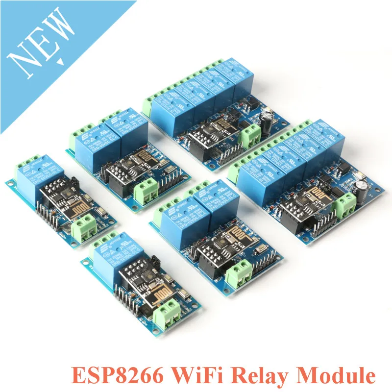 ESP8266 5 в 12 1 4-Канальный Релейный модуль Wi-Fi умный дом пульт дистанционного