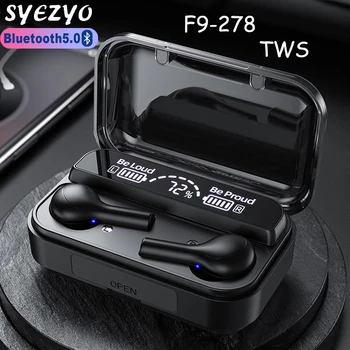 

F9-278 TWS Bluetooth Earphones Wireless Headphones Music Stereo Headset With Mic Surround sound Earbuds Works On All Smartphones