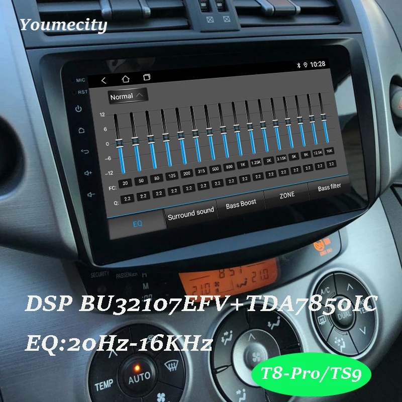 Автомобильный DVD для Toyota Старый RAV4 Аудио Видео Стерео GPS Радио RDS Wifi 2006 2012 1024*600 HD