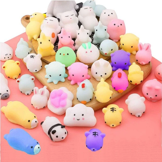 60 Pcs Kawaii Squishies Moch, Mochi Squishy Toys 100 Pack