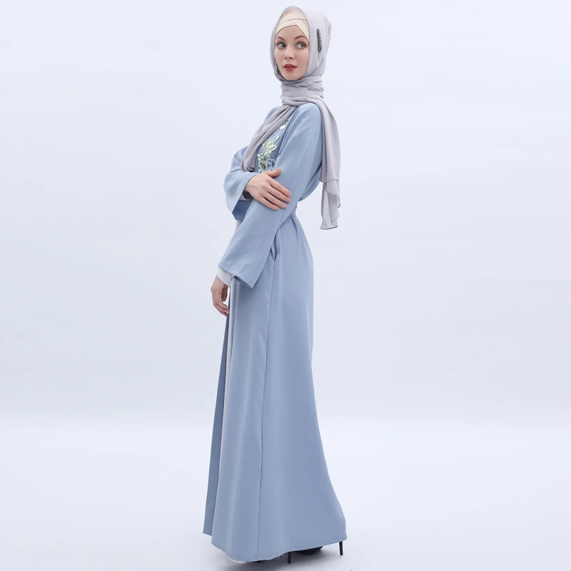 Открытое кимоно абайя Дубай, Турция мусульманское платье хиджаб Турецкая мусульманская одежда абайя s женский Восточный халат Caftan одеяние мусульмане Djelaba