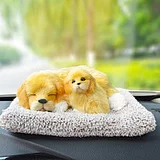 Модель Kitty плюшевые игрушки модели украшения поддельные Спящая кошка кукла лай автомобиль установлен милый бамбуковый уголь посылка