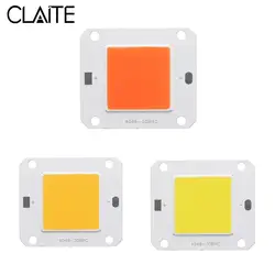 CLAITE 50 W COB светодиодный чип полный спектр завода светать белый/теплый белый DC12V-14V DIY светодиодный светать чип для комнатных растений