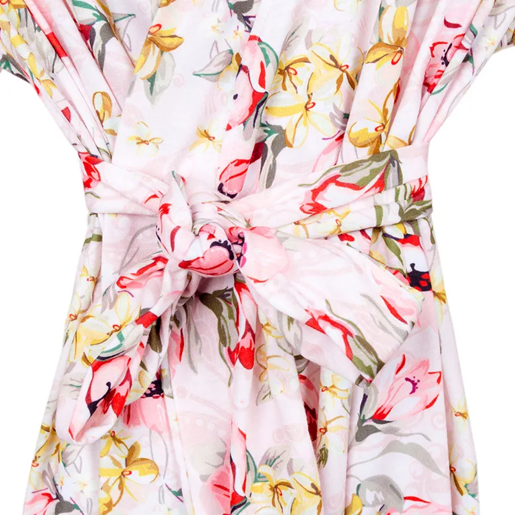 Pregnancy Maternity Nightgown Set Cotton Robe for Hospital Nightgown Women