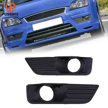 

POSSBAY Fit for Ford Focus MK2 2005-2008 Fog Light Lamp Covers Case Car Styling Accessories Car Front Bumper Fog Light Grille