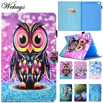 

Wekays For Apple Ipad Air Ipad 5 Cartoon Owl Leather Fundas Case For Coque IPad Air IPad 5 IPad5 9.7 " Tablet Cover Cases Shell