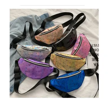 

Dropshipping Fashion Waist Bags Waist Packs Female Phone Pouch Bag Women Hot Sale Chest Belt Bag Laser Chest Bag Fanny Pack
