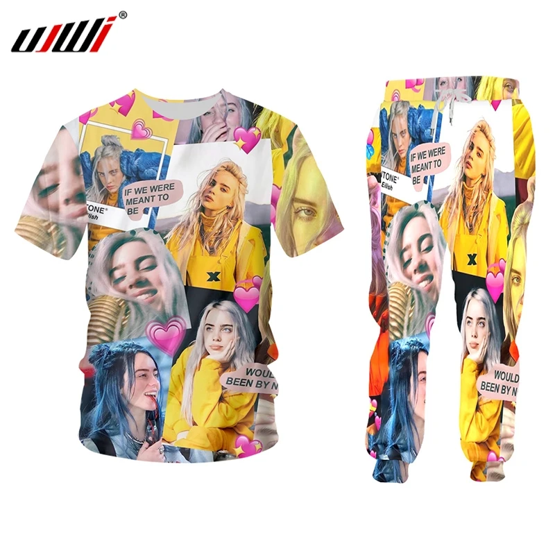 

UJWI Concert Fans HOT 3D Men/Women Printed Star Singer Sportswear Jacket Sportswear Sweatshirt T-shirt Shorts Suit