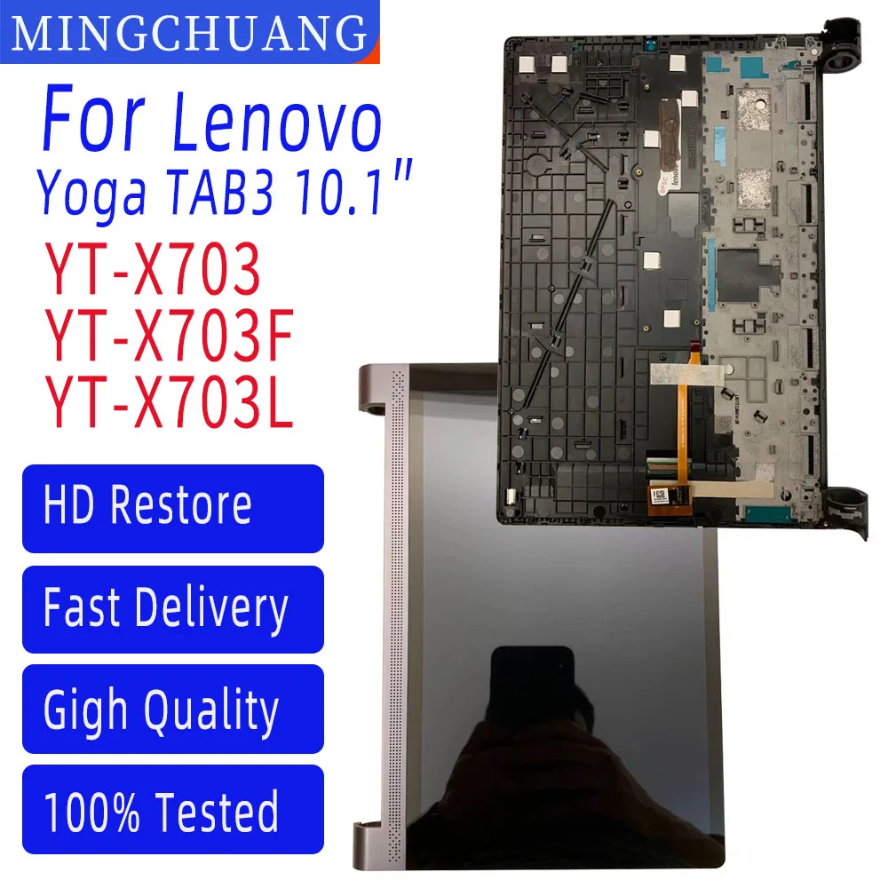 Original New 10.1 Inch For Lenovo Yoga Tab 3 10 Plus YT-X703 YT-X703F YT-X703L LCD Display +Touch Screen Digitizer Assembly | Компьютеры и