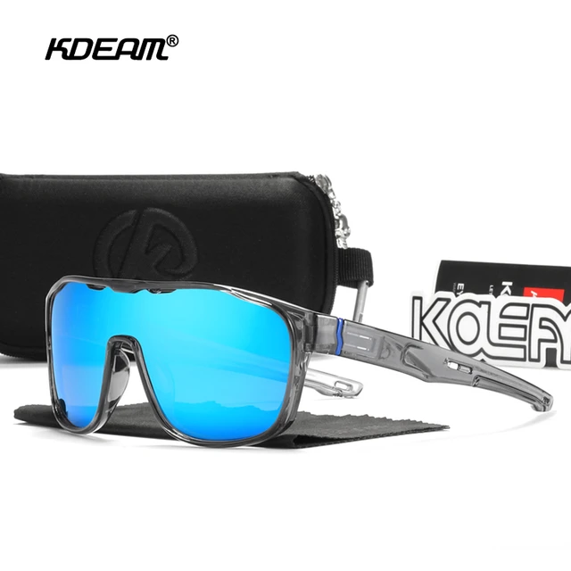 KDEAM-gafas de sol polarizadas para hombre, lentes deportivas de