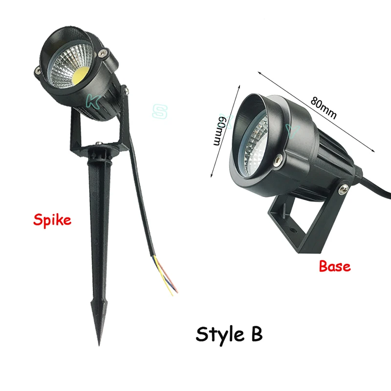 3W 5W COB Outdoot Waterproof Led Garden Lamp 10pcs 110 V 220V DC12V 24V Outdoor Lighting Garden Light Landscape LED Spotlight garden light
