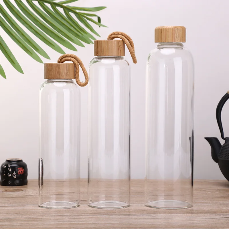 Gourde En Verre Borosilicate 1,5 L – Avec Filtre à Thé, Couvercle Anti-fuite Et Housse