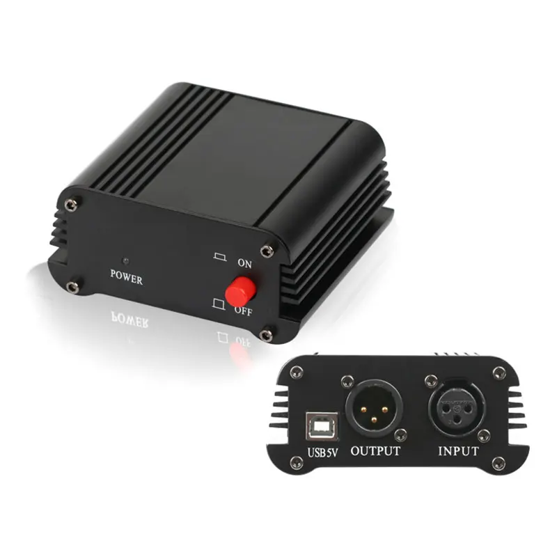 

NEW Microphone Set USB Channel Adapter XLR Audio Cable For Condenser Microphone Recording Equipment