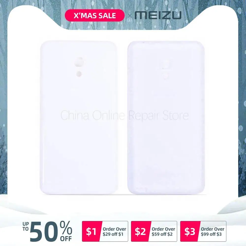 Задняя крышка для Meizu Meilan 3 / M3 на батарею белый