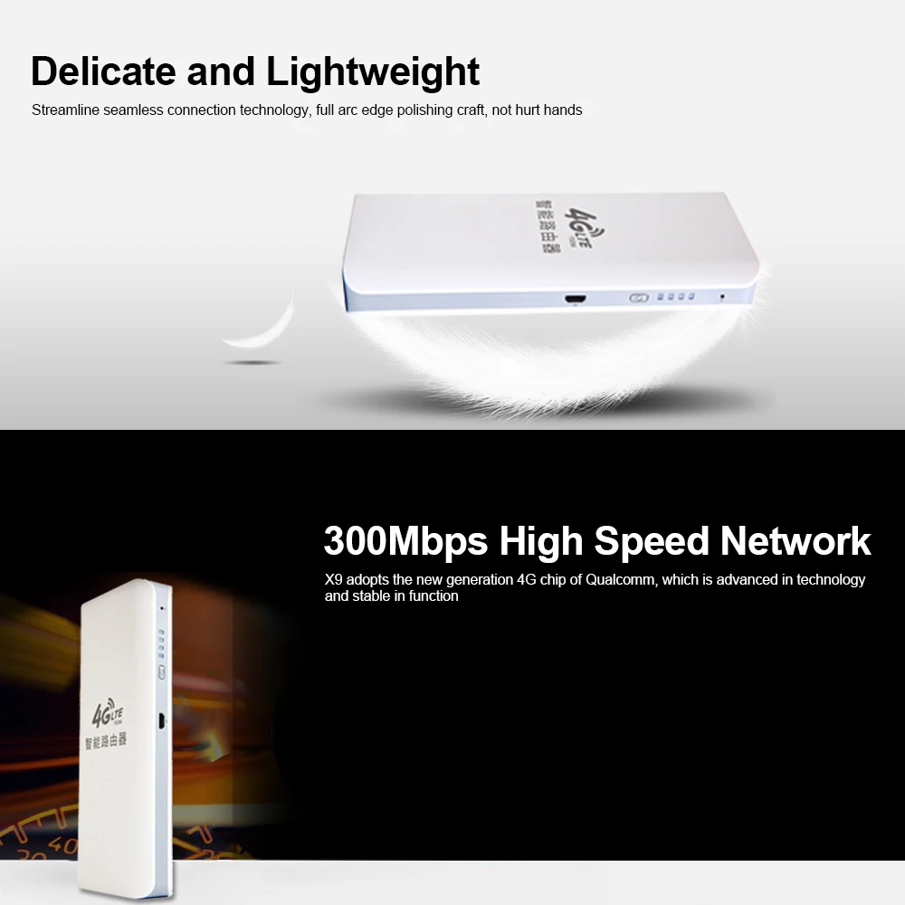 4G беспроводной WiFi роутер 2,4 ГГц Поддержка OpenWRT и vpn-портативный WiFi Без sim-карты для Mac, iOS, Windows, Linux, Android